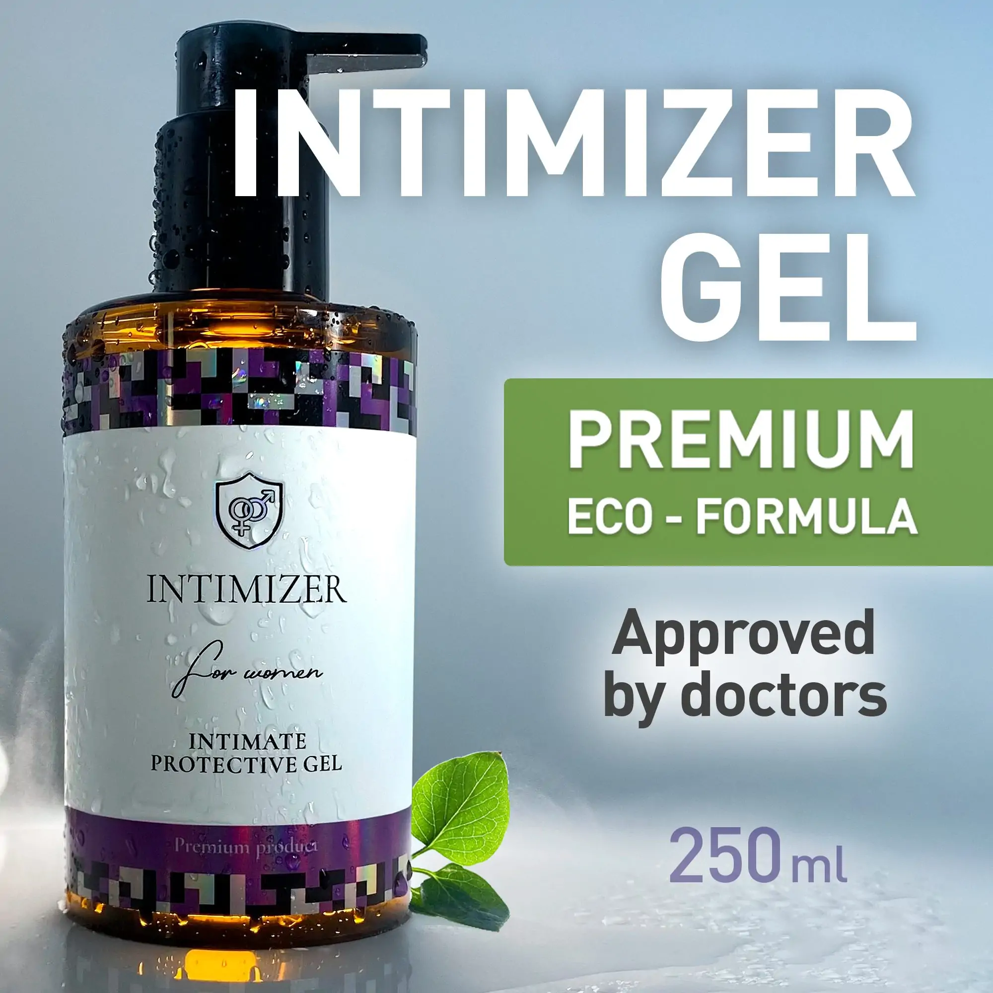 Product INTIMIZER for women 250ml, protective eco-gel for intimate care Photo 3 - INTIMIZER for women 250ml, protective eco-gel for intimate care
