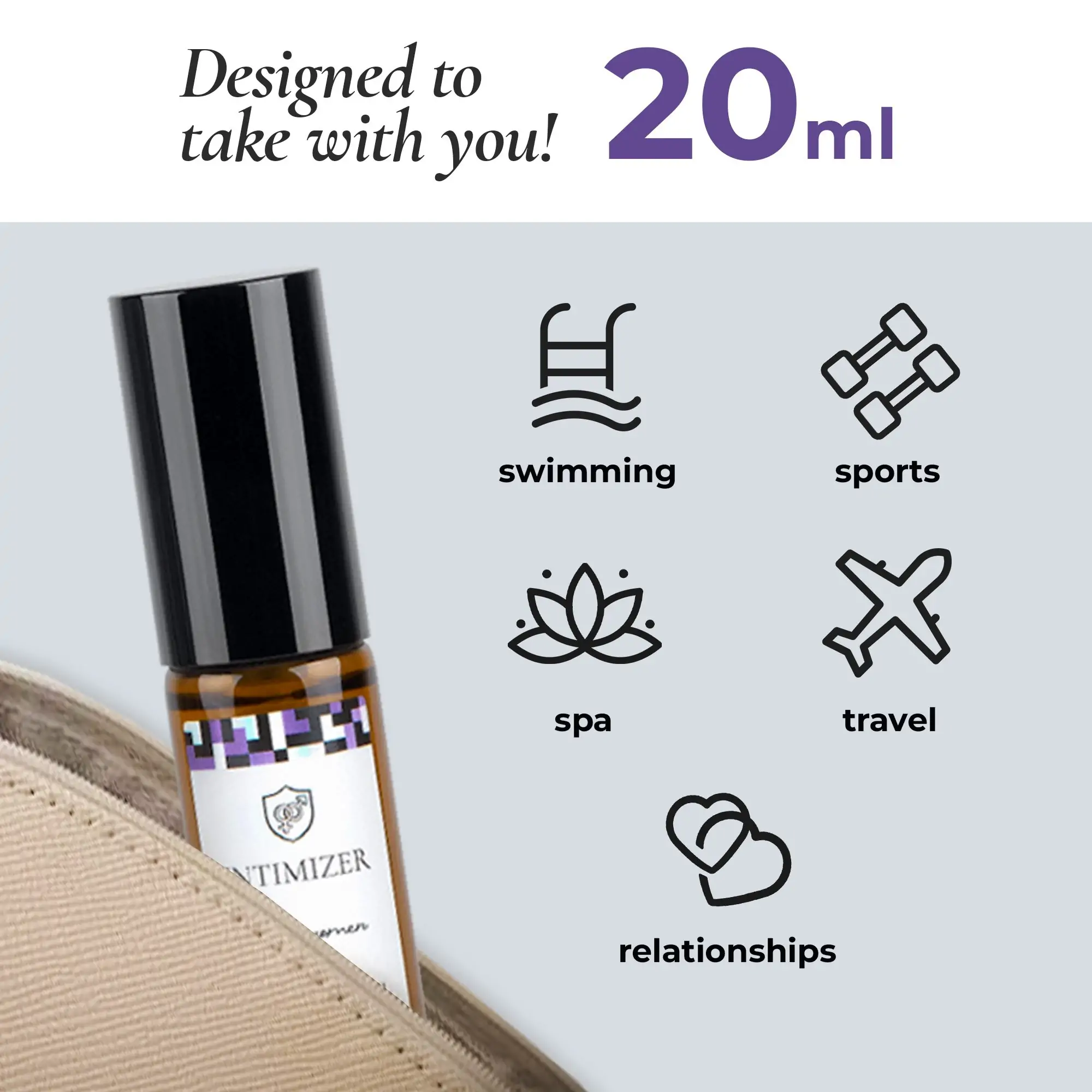 Product INTIMIZER for women 20ml, protective eco-gel for intimate care Photo 3 - INTIMIZER for women 20ml, protective eco-gel for intimate care